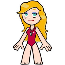 Olivia Harley Bambrick (Lifeguard) Meme Template