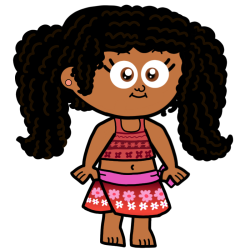 Nisa Pualikao (Little Hawaiian Princess) Meme Template