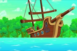 The Pirate Ship in the River Meme Template