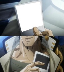 Jotaro's treasured picture Meme Template