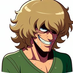Evil Anime Shaggy Meme Template