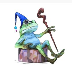 Frog wizard Meme Template