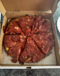 Extreme pepperoni pizza Meme Template