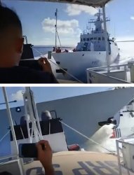Chinese Coast Guard crash Meme Template