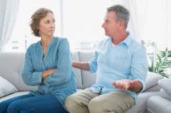 Middle Aged Couple Arguing Meme Template