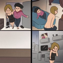Girl leaving date Meme Template