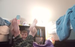 Happy Baby Pose Meme Template