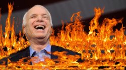 John McCain in Hell Meme Template