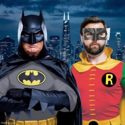 Trump & Vance as Batman & Robin Meme Template
