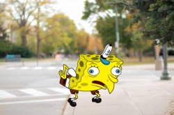 Spongebob Streetscape Meme Template