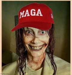Super creepy MAGA Meme Template