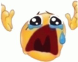 Sad crying emoji Meme Template