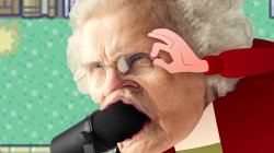 grandma mic Meme Template