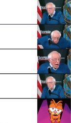 Bernie Sanders Become Sad Meme Template