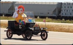 Clown car passing Meme Template