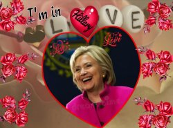 Hillary Heart Throb Meme Template