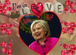 Hillary Clinton I'm in Love Meme Template