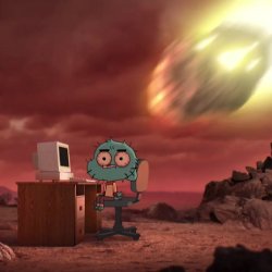 Gumball Meteor Meme Template