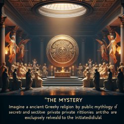 Ancient Greek mystery religions, a blend of public myth & privat Meme Template