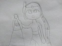 Meloetta sprays a repel at you (Sketch Version) Meme Template