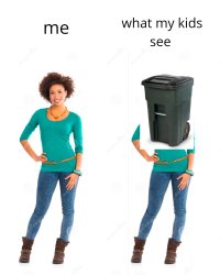 What my kids see Meme Template