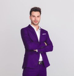 Man in purple suit Meme Template