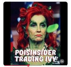 Pelosi is Poison Ivy Meme Template