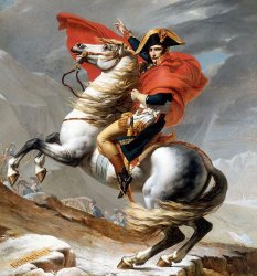 Napoleon on horse Meme Template