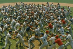 baseball brawl Meme Template