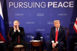 Putin and Trump in Alaska Meme Template