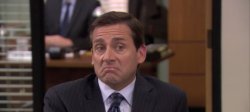The Office -  Michael Unimpressed Meme Template