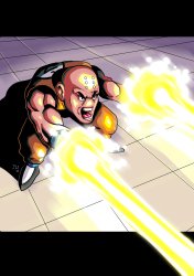 Krillin Beam Meme Template