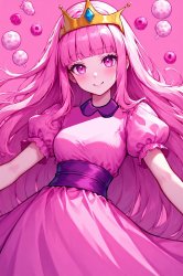 Princess Bubblegum - Anime Style Meme Template