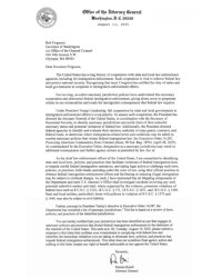 A.G. Pam Bondi's letter to governor of Washington Meme Template