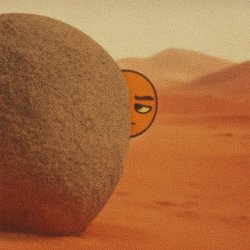 SMAGMI - Smirk Peeking From Desert Rock Meme Template