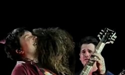 Distraught Mikey Way Looking at Frank Iero and Ray Toro Meme Template