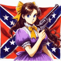 Confederate Anime Meme Template
