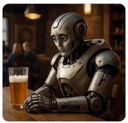 Sad Robot Meme Template