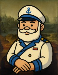Mona Captain Meme Template