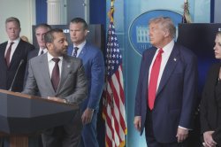 Worried Look At Trump Meme Template