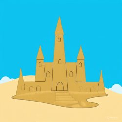 Sandcastle Meme Template