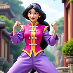 Kung Fu Jasmine Meme Template