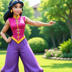 Kung Fu Jasmine Meme Template