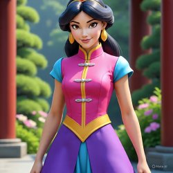 Princess Jasmine as a Kung Fu Meme Template