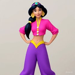 Princess Jasmine as a Kung Fu Meme Template