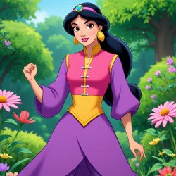 Kung Fu Jasmine Meme Template