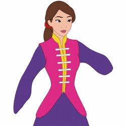 Kung Fu Brunette Princess Meme Template