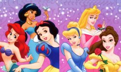 Six Main Princesses Meme Template