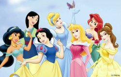 Seven Disney Princesses Meme Template
