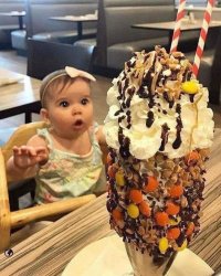 kid looking at ice cream cone Meme Template